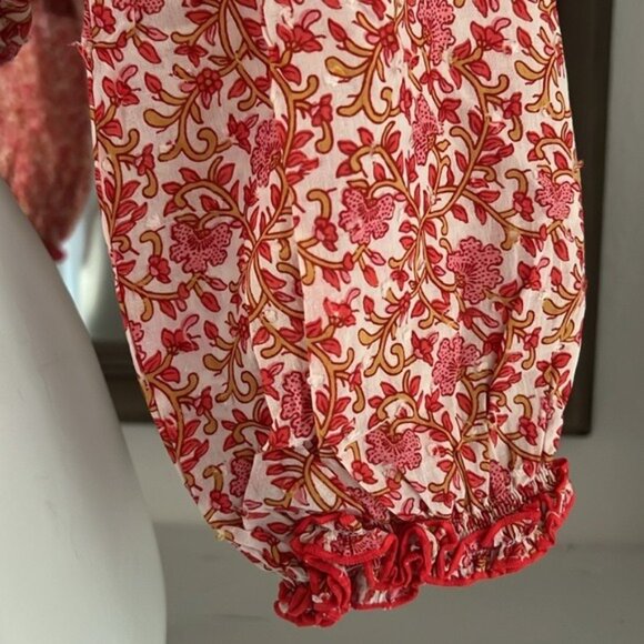 Poupette St. Barth Nana Off the Shoulder Top, Size S NEW w/Tag $140 - Picture 9 of 11